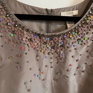 Gorgeous sequined tank style top- J Crew- size 14